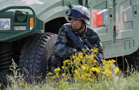 Антитеррористические учения вооруженных сил стран-членов ШОС "Мирная миссия-2018"
