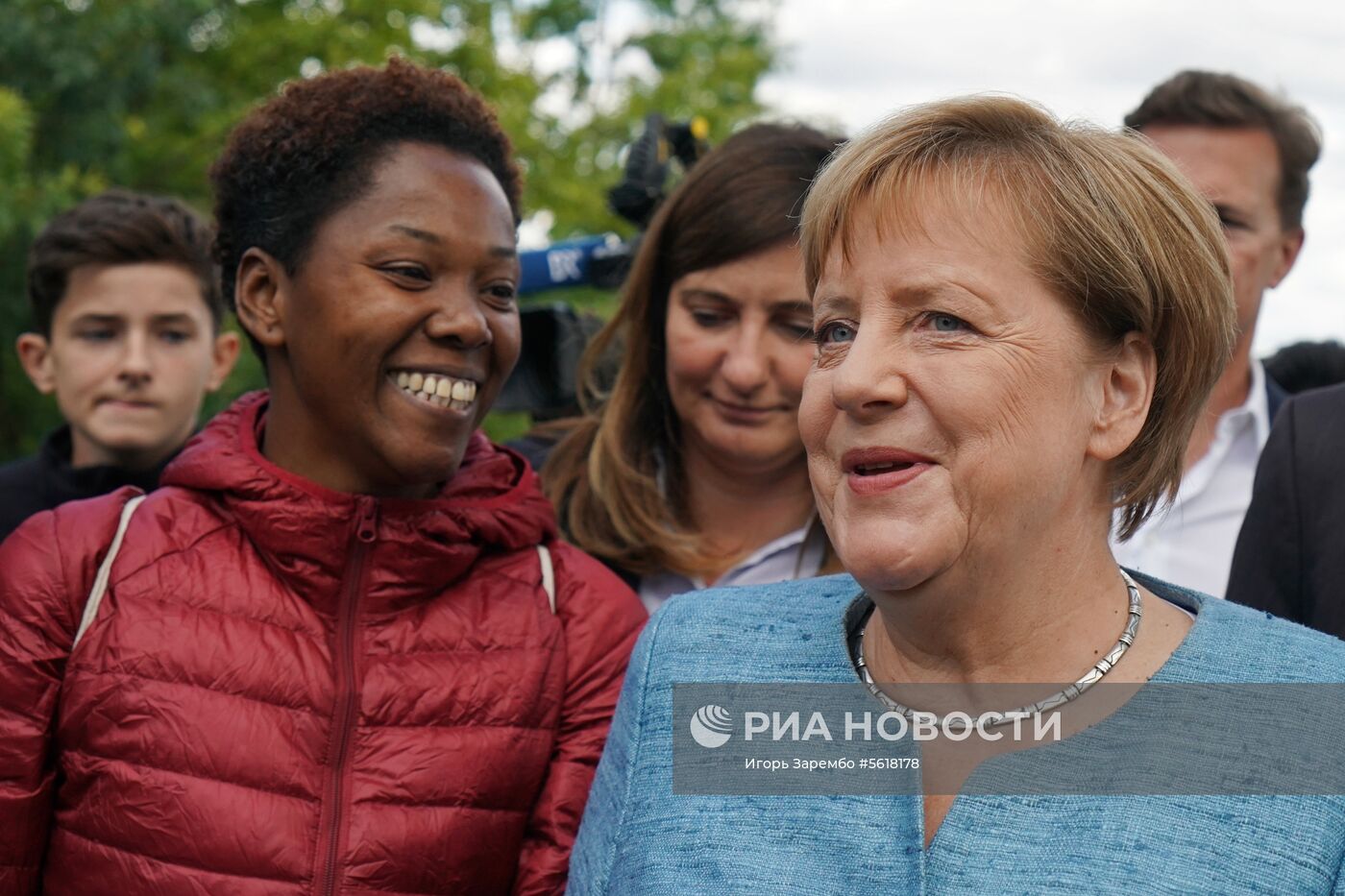 Канцлер ФРГ А.Меркель на Дне открытых дверей правительства Германии