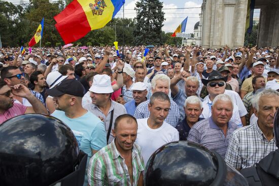 Акция протеста в Кишиневе