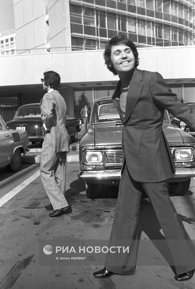 Испанский певец Рафаэль в Москве