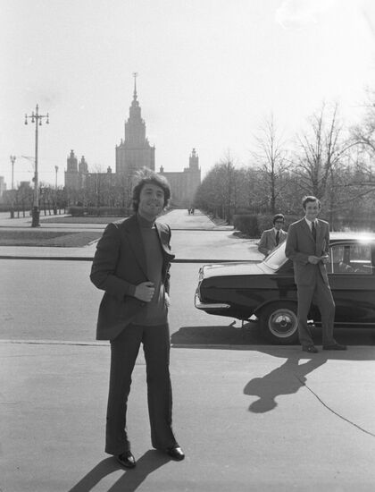 Испанский певец Рафаэль в Москве