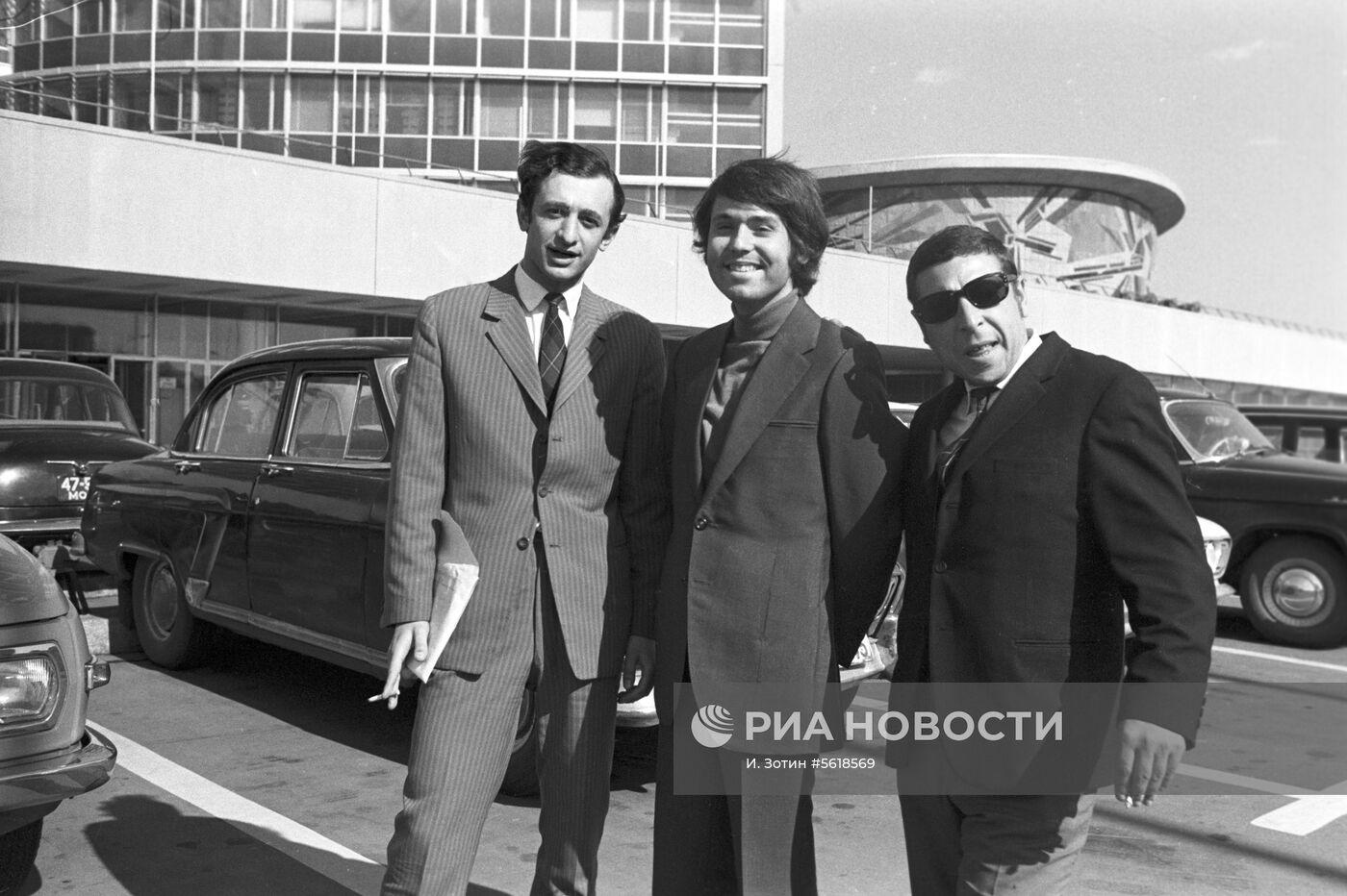 Испанский певец Рафаэль в Москве