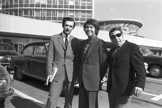 Испанский певец Рафаэль в Москве