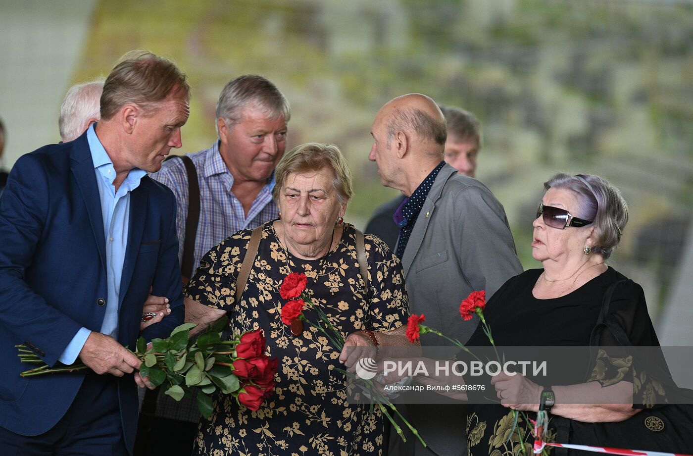 Прощание с футболистом А. Парамоновым 