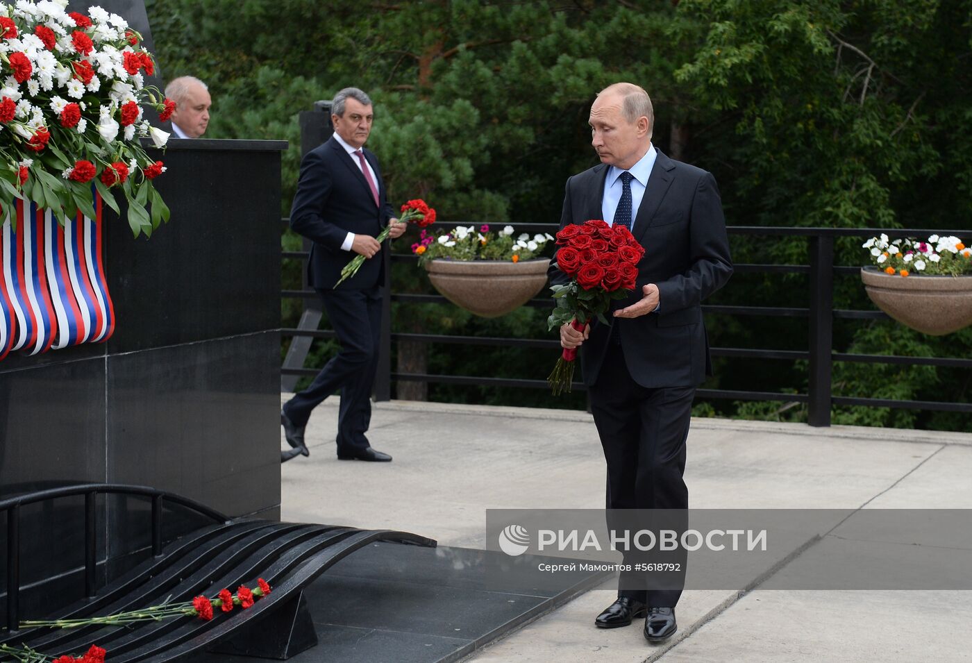 Рабочая поездка президента РФ В. Путина в Кемеровскую область