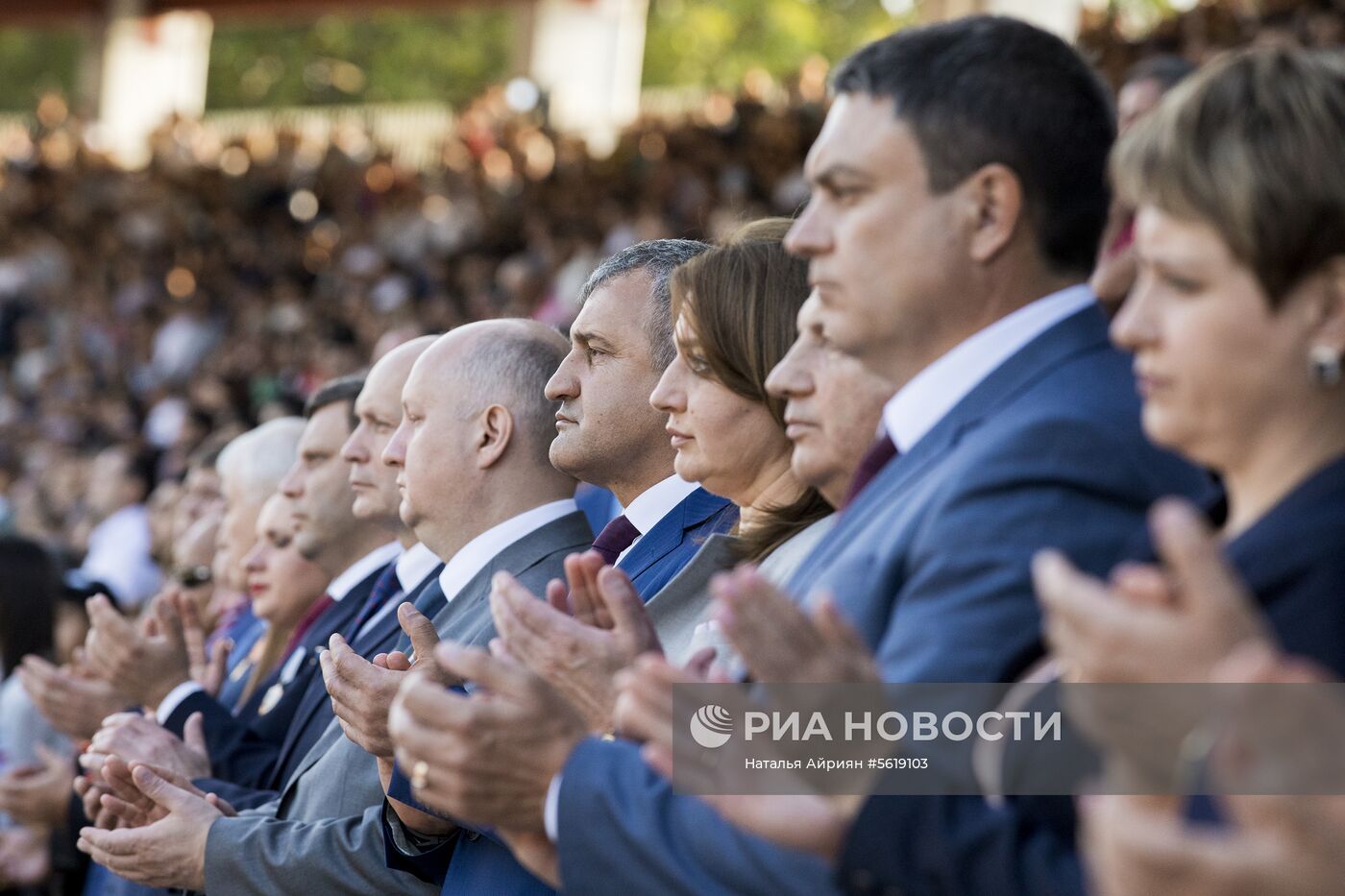 Празднование 10-летней годовщины признания Россией независимости Южной Осетии