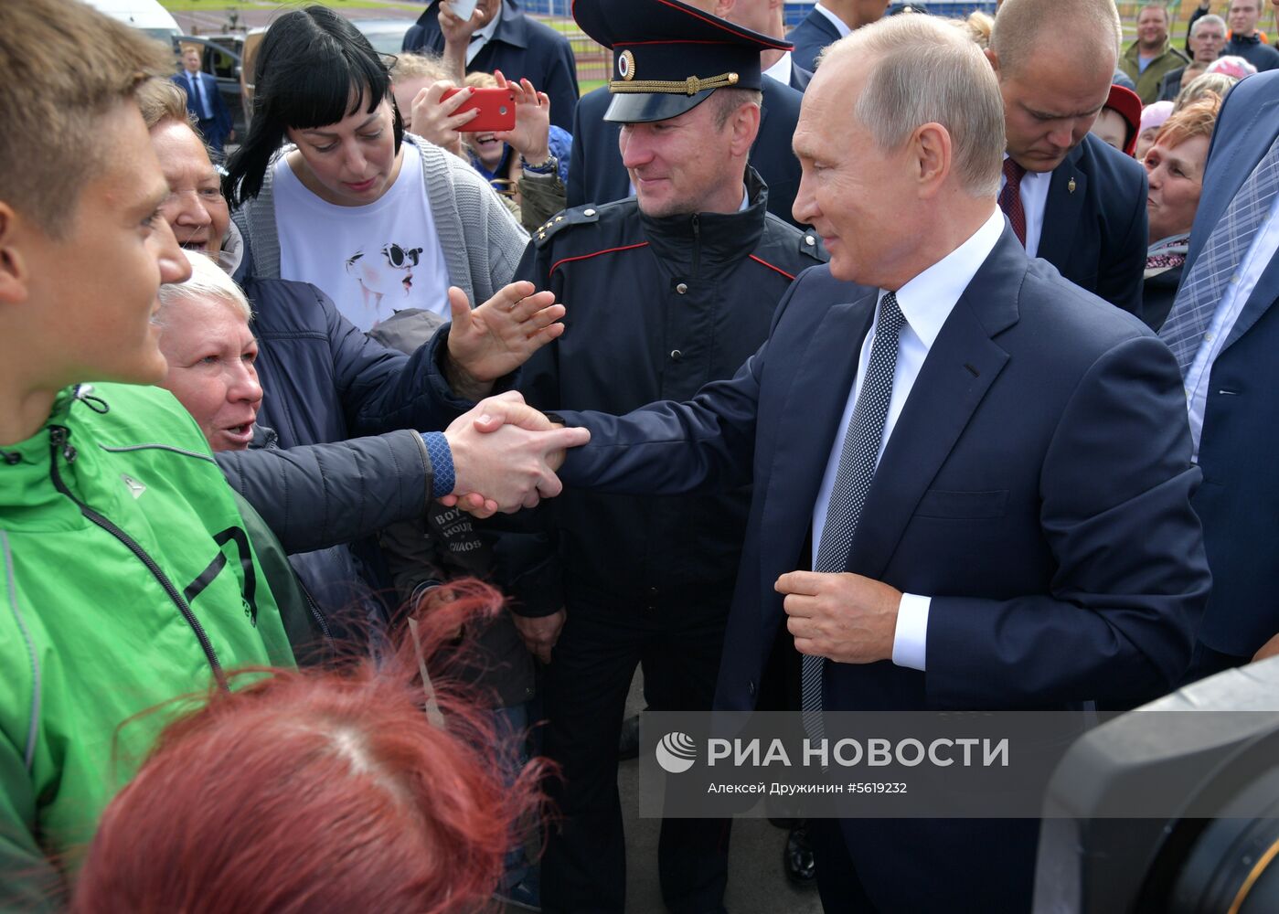 Рабочая поездка президента РФ В. Путина в Сибирский федеральный округ 