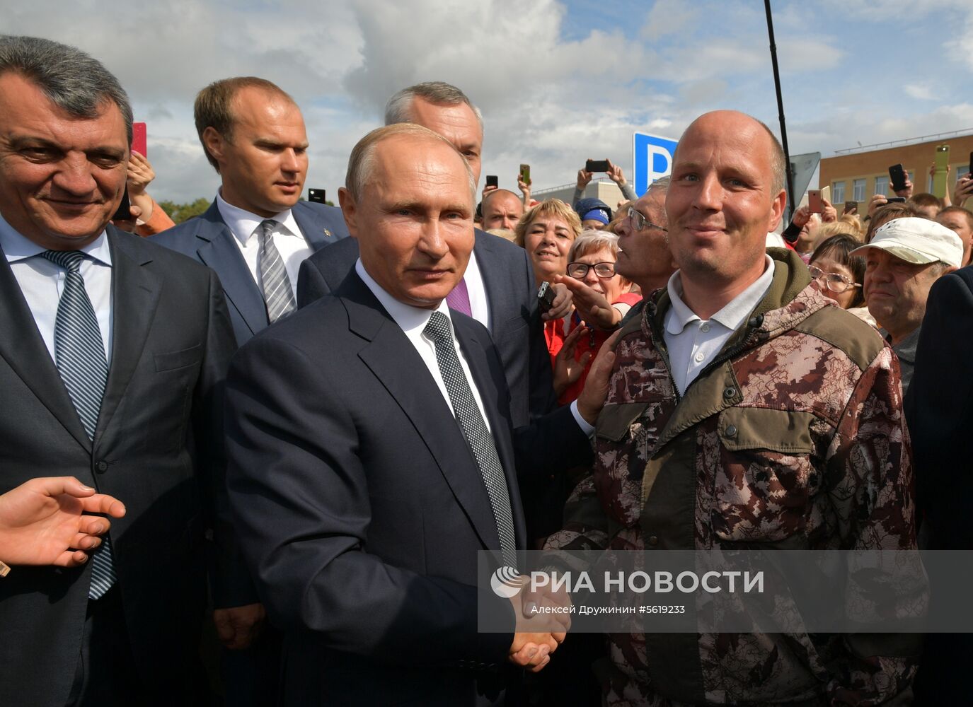 Рабочая поездка президента РФ В. Путина в Сибирский федеральный округ 