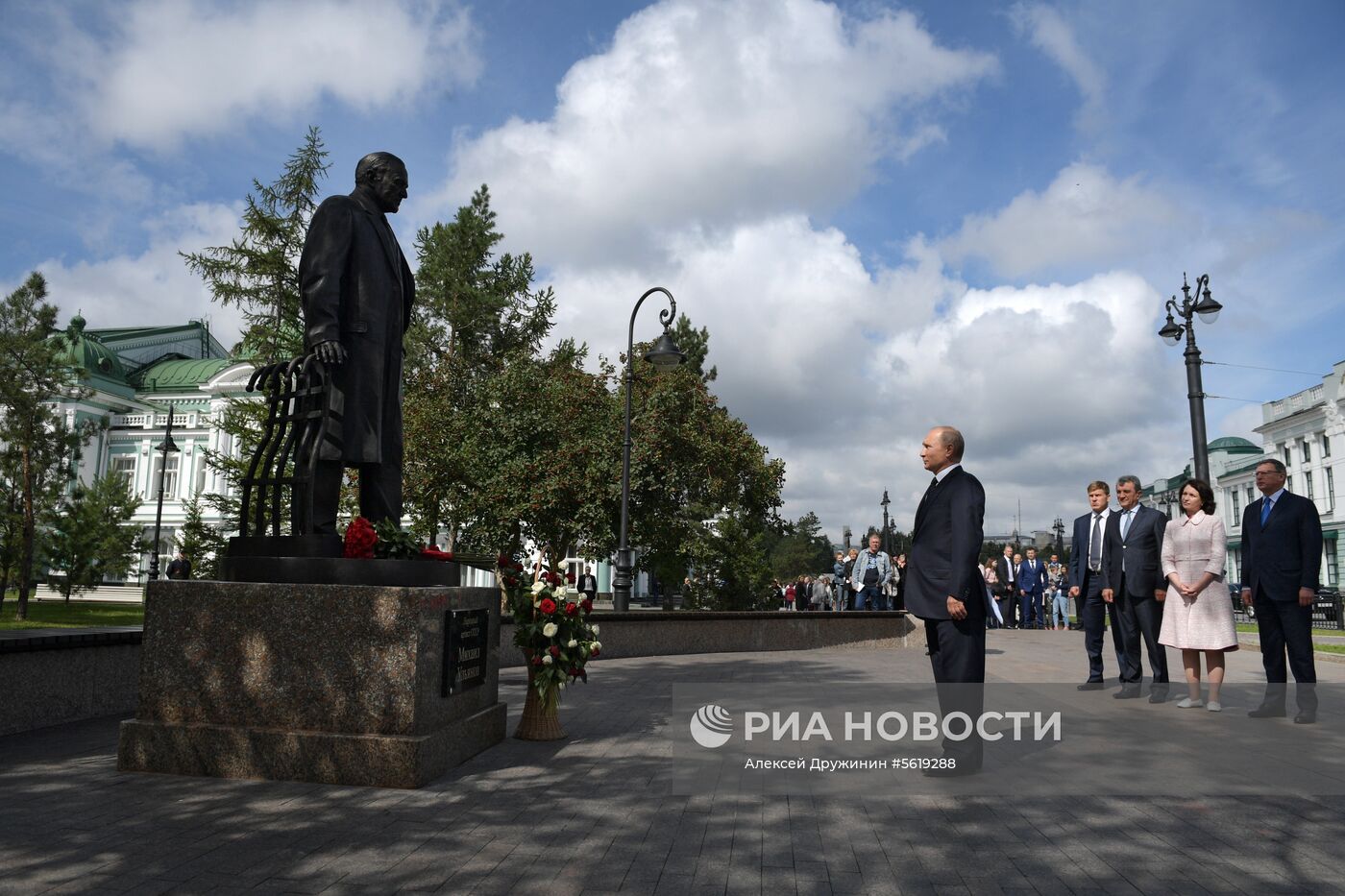 Рабочая поездка президента РФ В. Путина в Сибирский федеральный округ