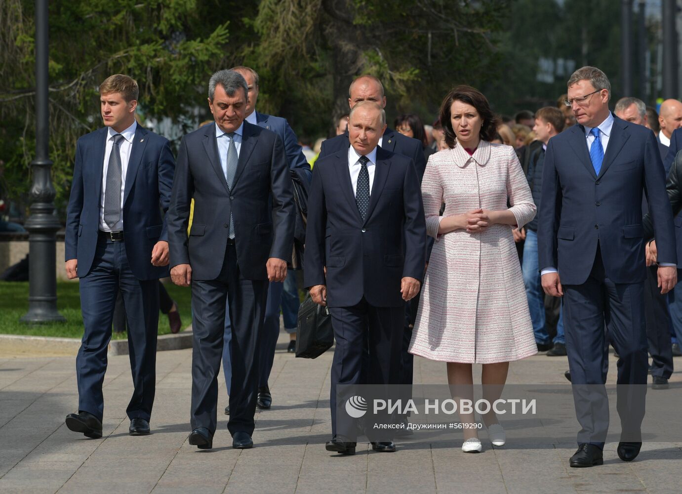 Рабочая поездка президента РФ В. Путина в Сибирский федеральный округ 