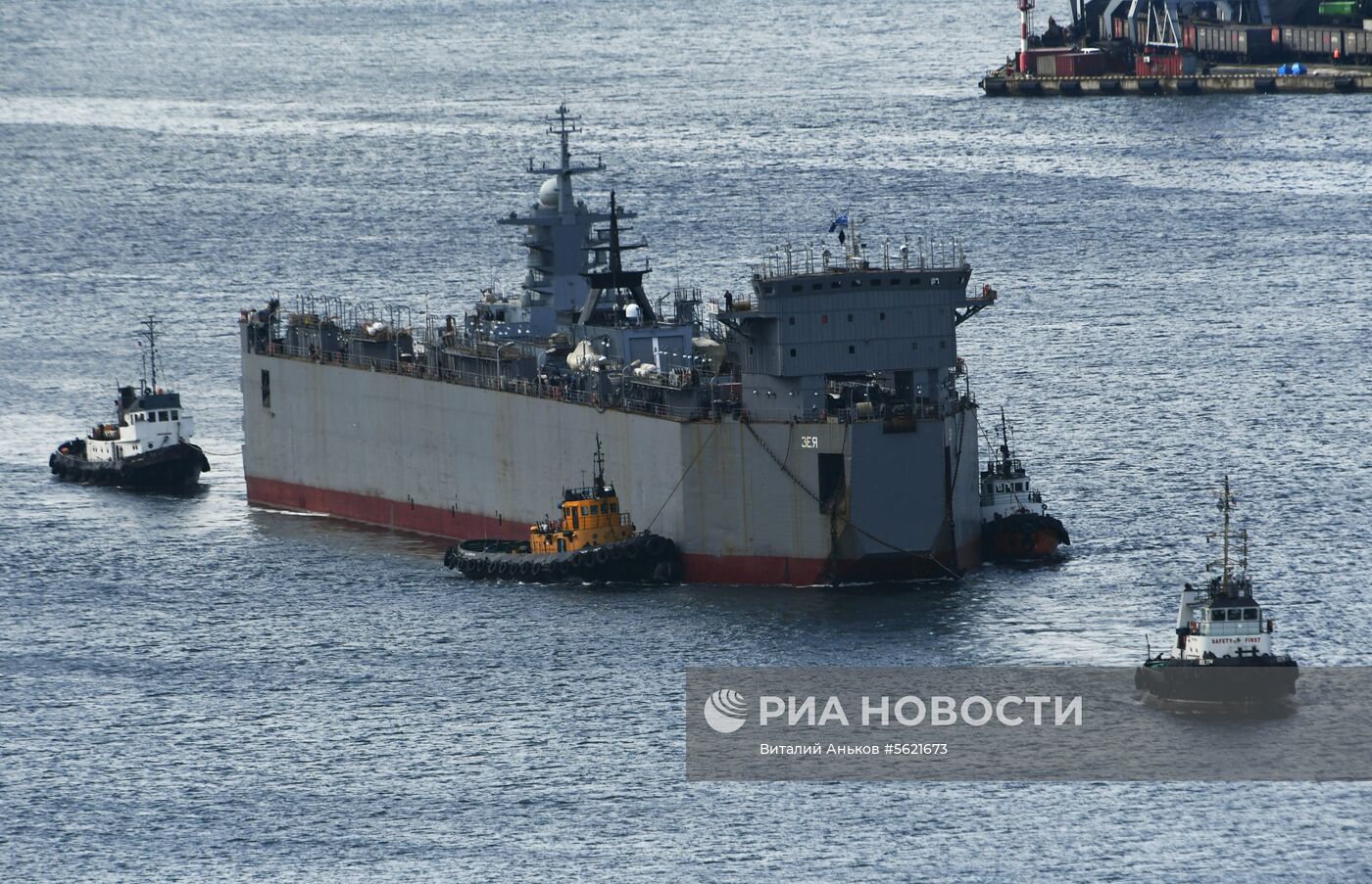 Прибытие корвета "Громкий" во Владивосток