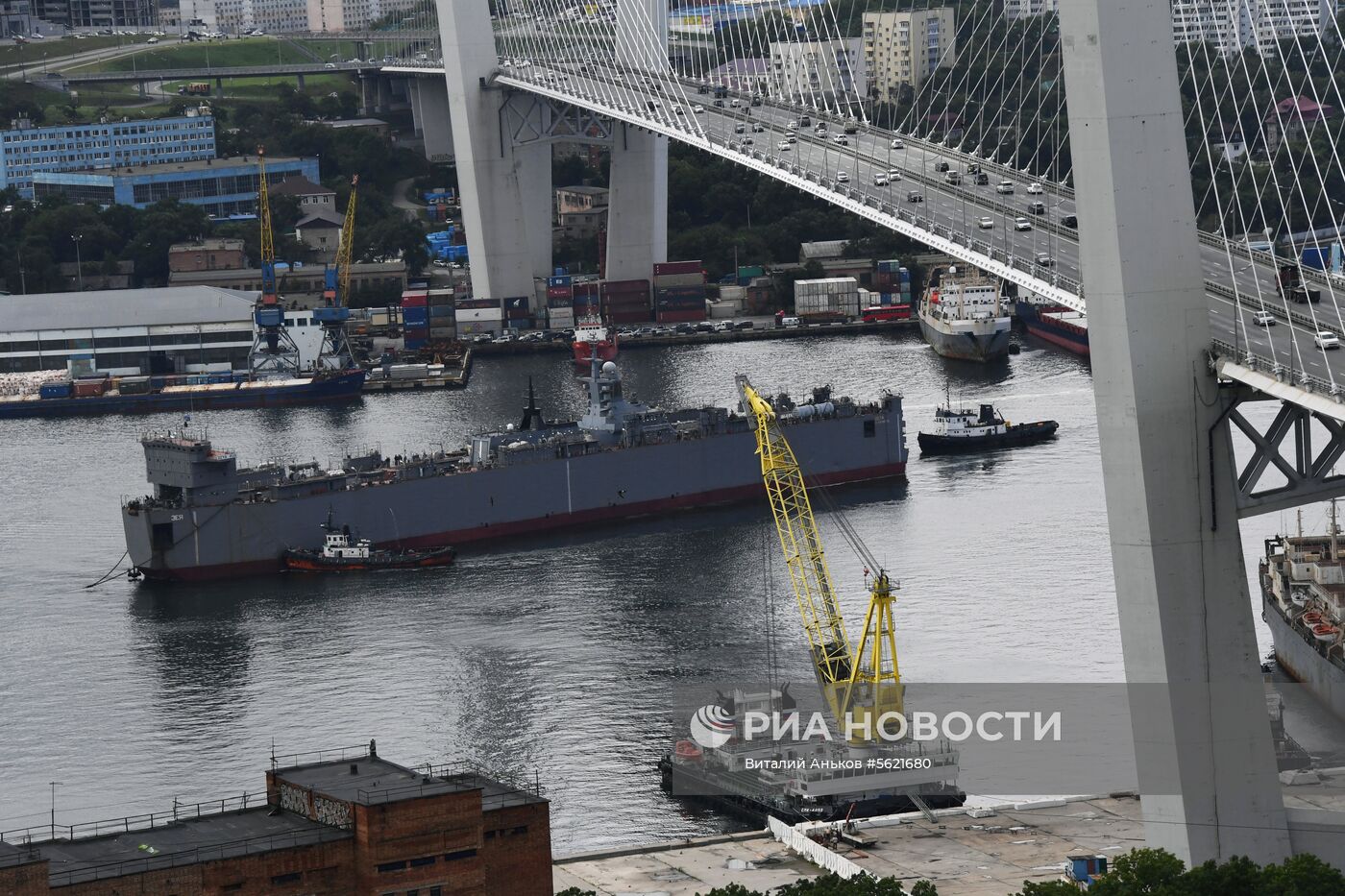 Прибытие корвета "Громкий" во Владивосток