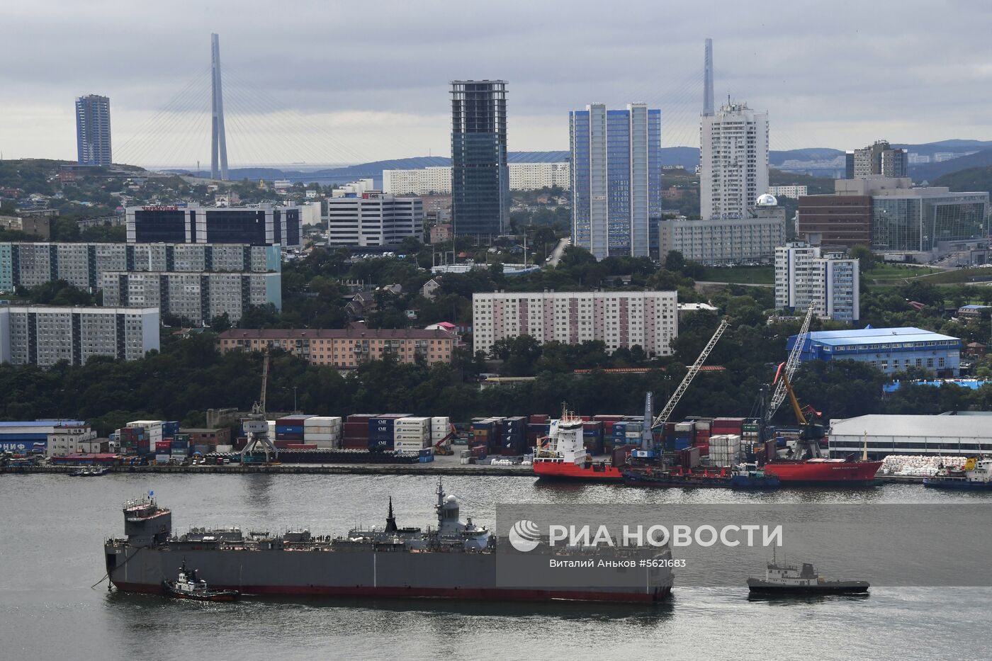 Прибытие корвета "Громкий" во Владивосток