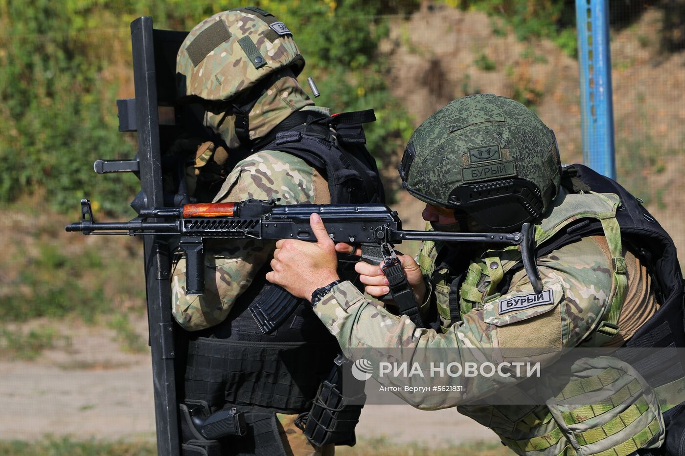 Учения отряда ОМОН управления Росгвардии по Белгородской области