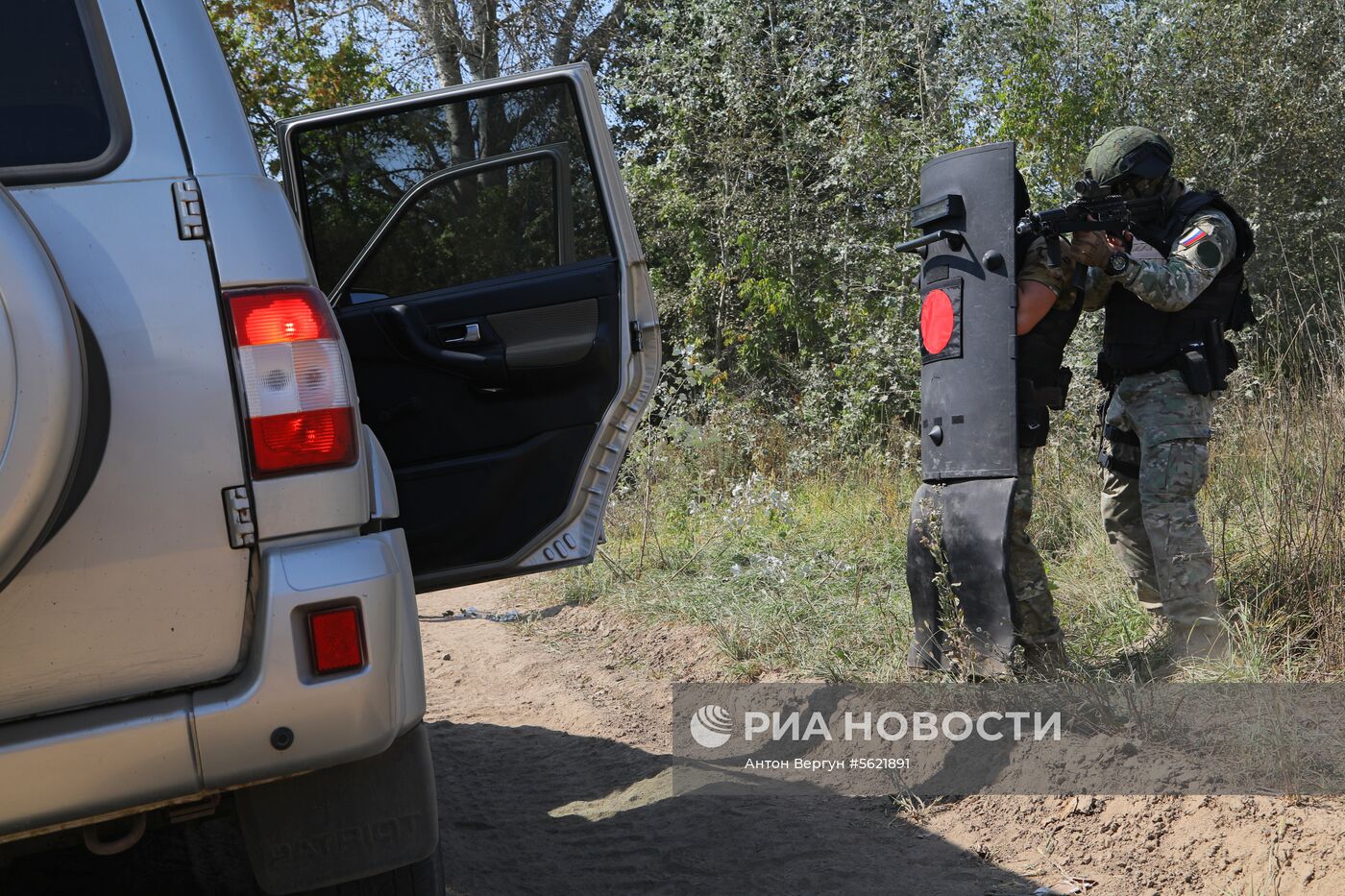 Учения отряда ОМОН управления Росгвардии по Белгородской области