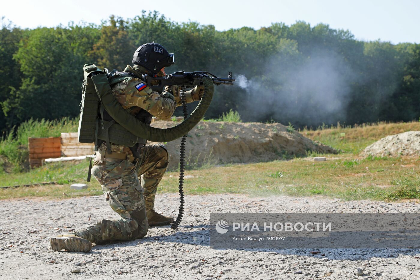 Учения отряда ОМОН управления Росгвардии по Белгородской области