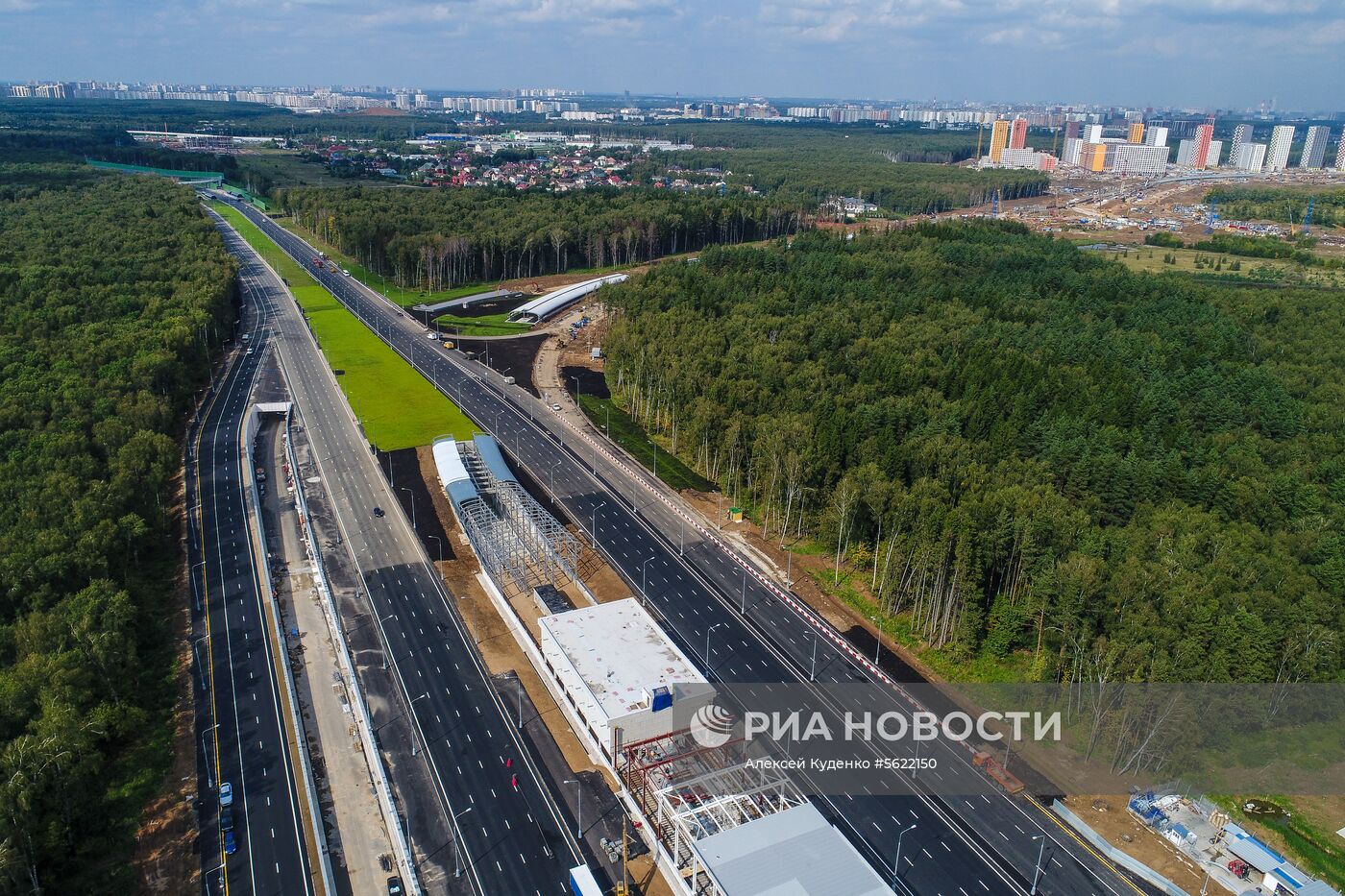 Строительство объектов транспортной инфраструктуры в Новой Москве
