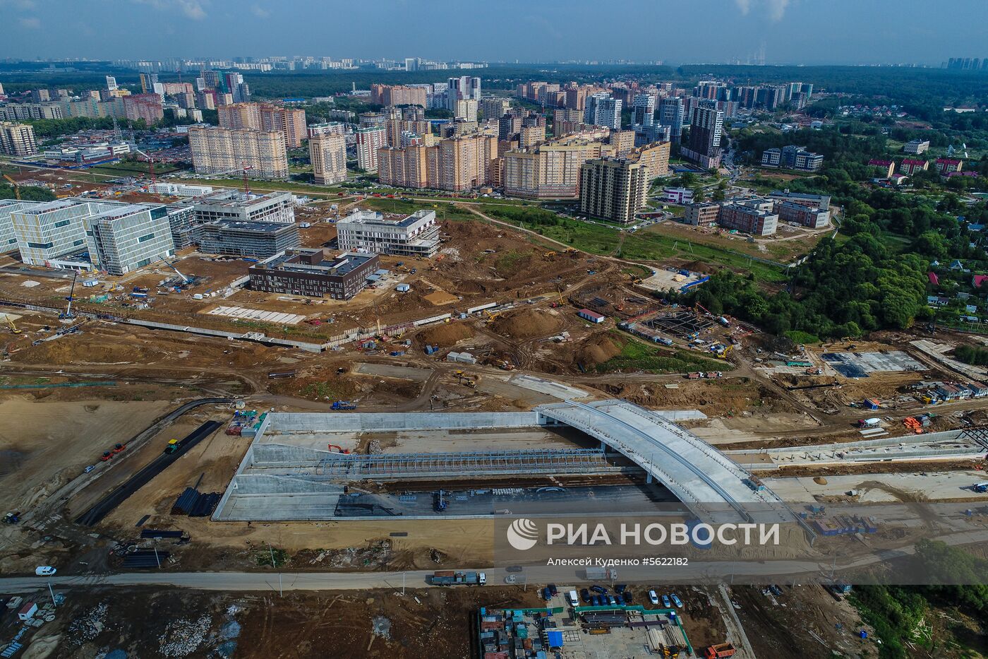 Строительство объектов транспортной инфраструктуры в Новой Москве