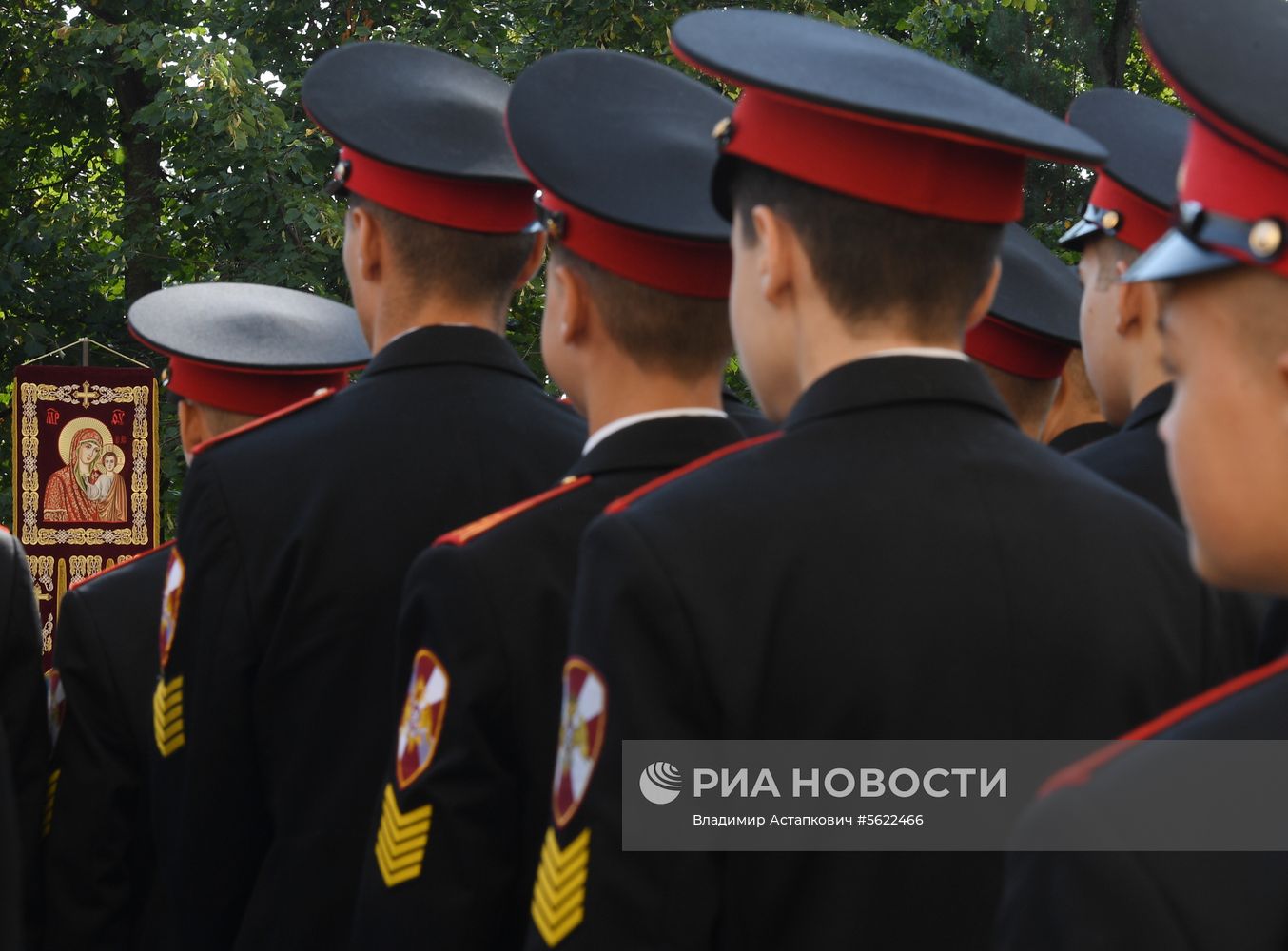 Начало учебного года в Московском президентском кадетском училище  