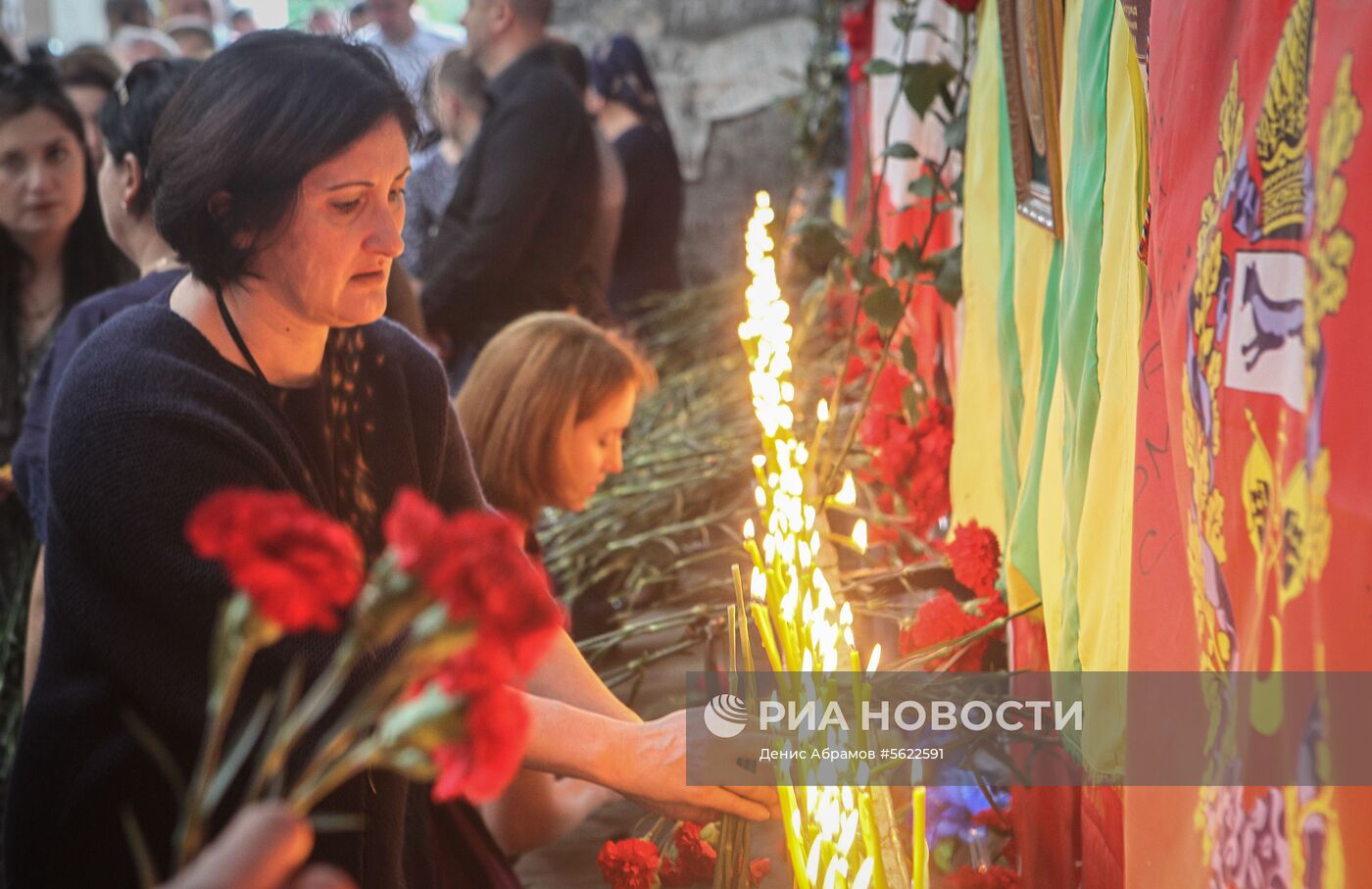 Траурные мероприятия в Беслане