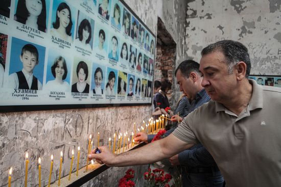 Траурные мероприятия в Беслане