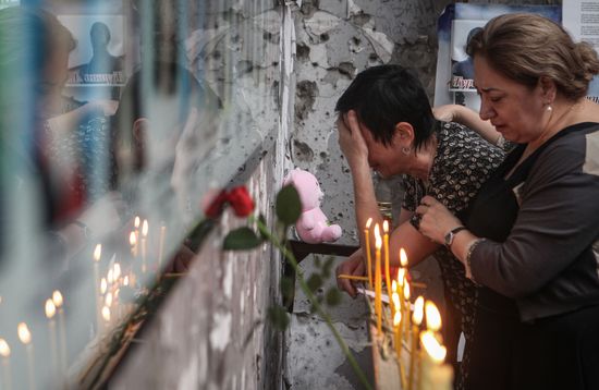 Траурные мероприятия в Беслане