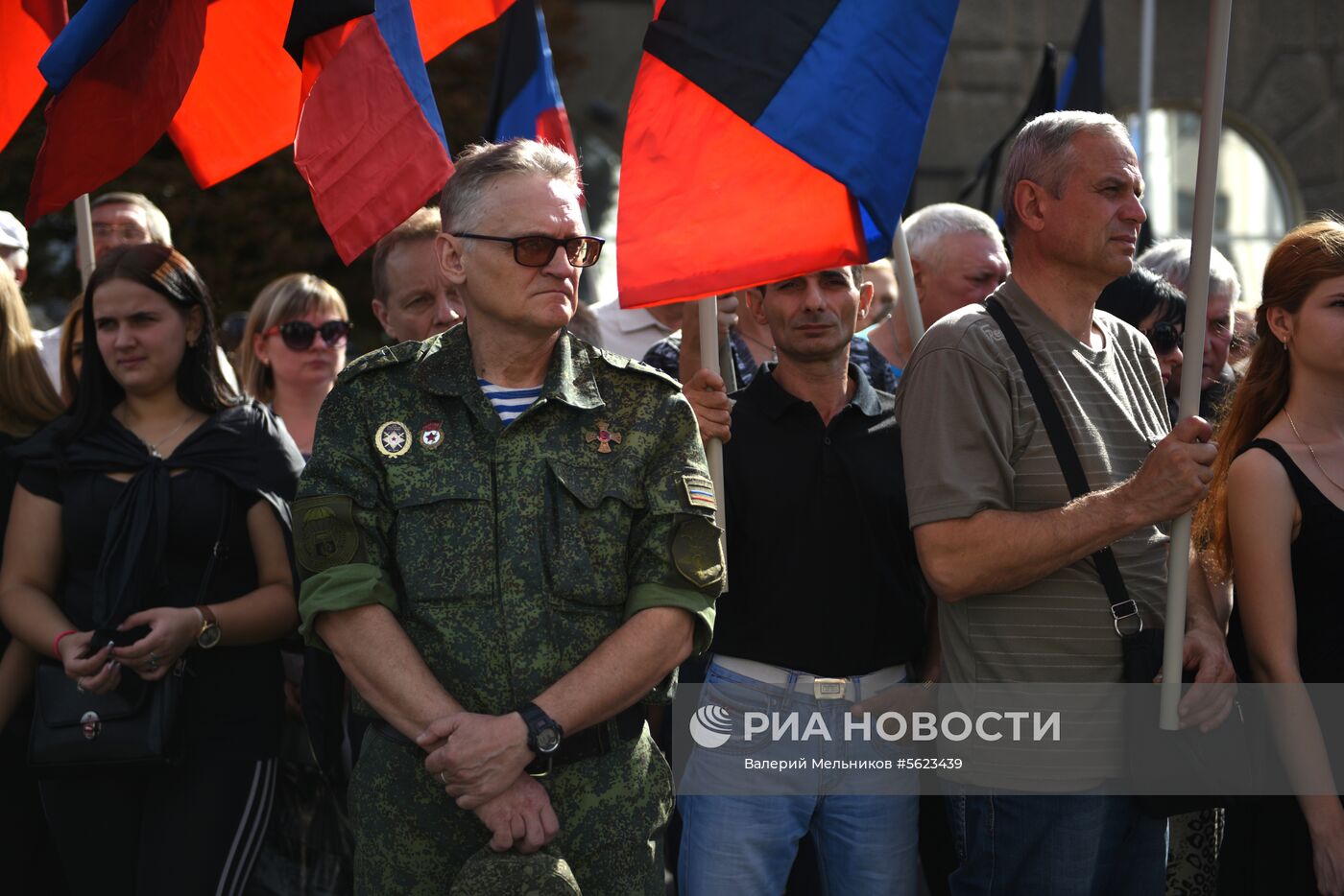 Прощание с главой ДНР Александром Захарченко