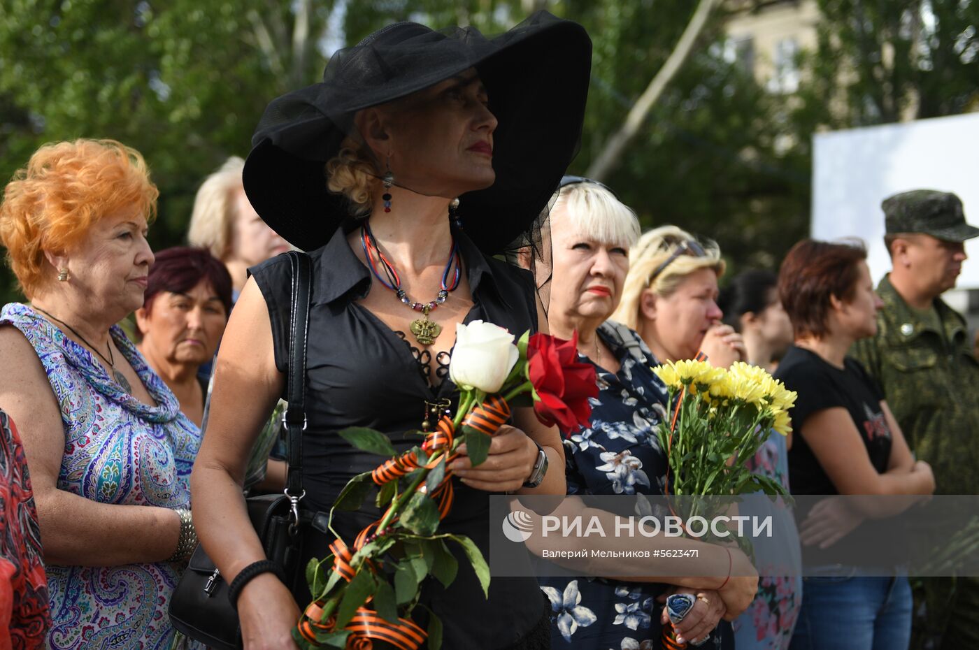 Прощание с главой ДНР Александром Захарченко