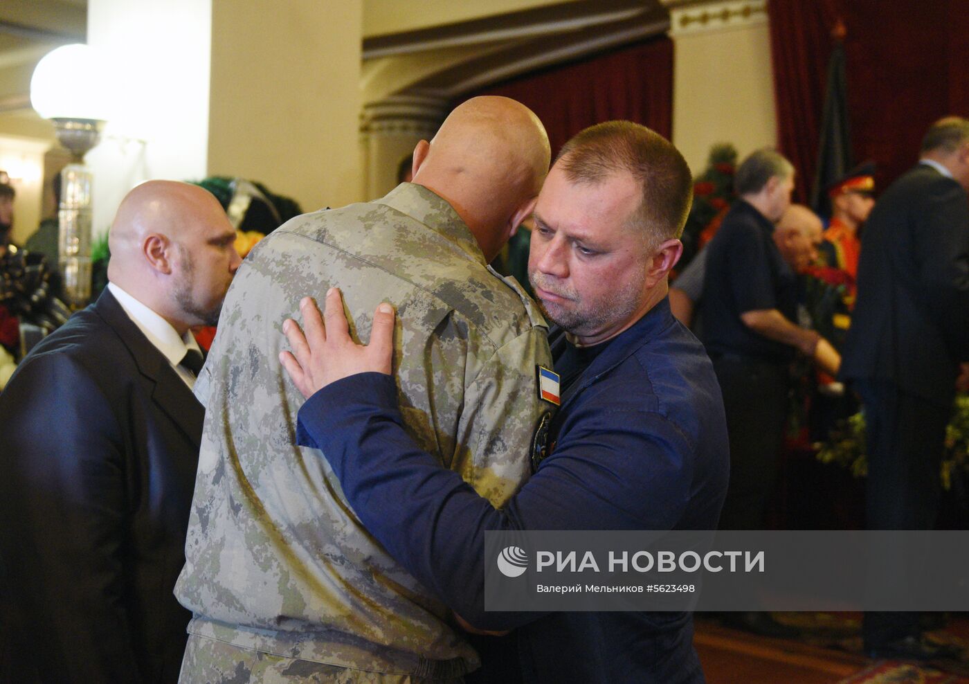 Прощание с главой ДНР Александром Захарченко