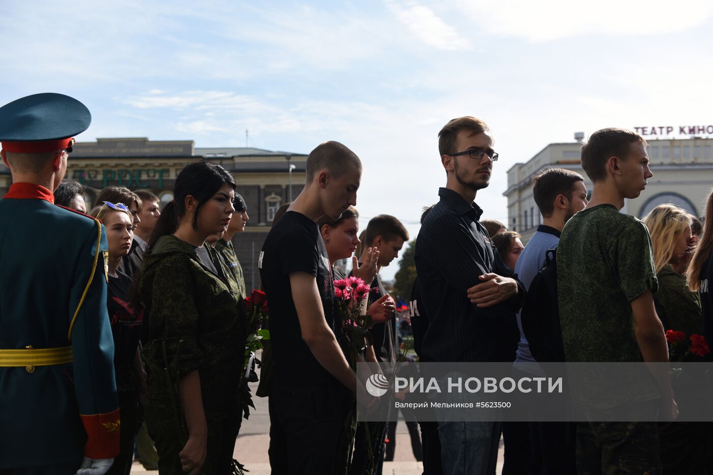 Прощание с главой ДНР Александром Захарченко