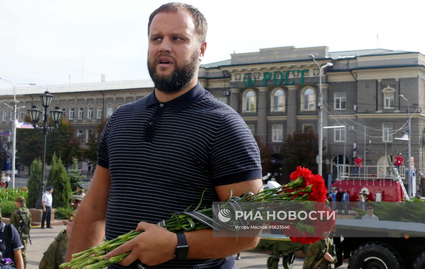 Прощание с главой ДНР Александром Захарченко