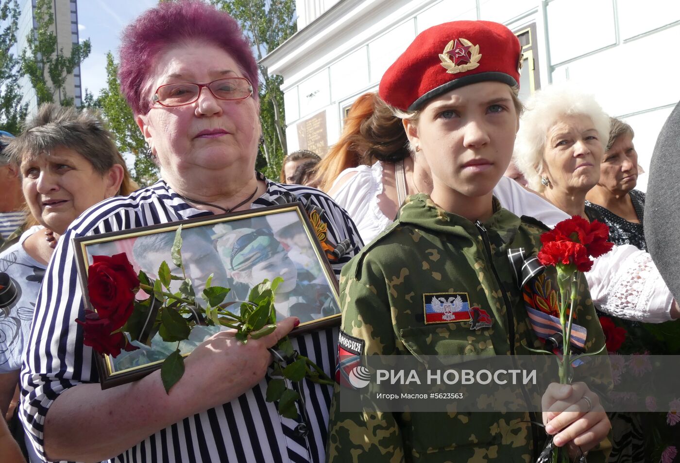 Прощание с главой ДНР Александром Захарченко