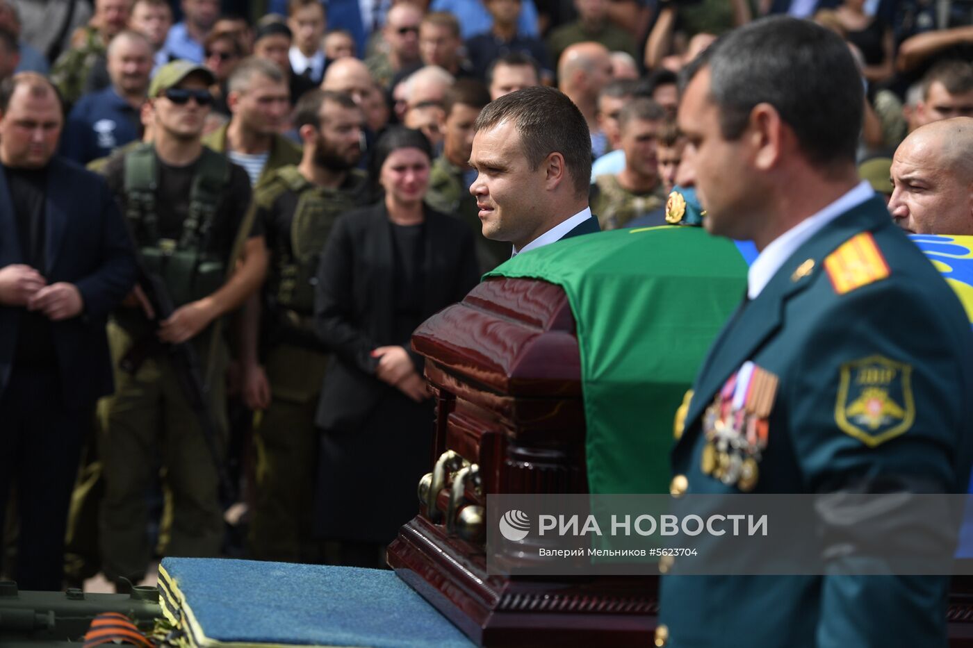 Прощание с главой ДНР Александром Захарченко