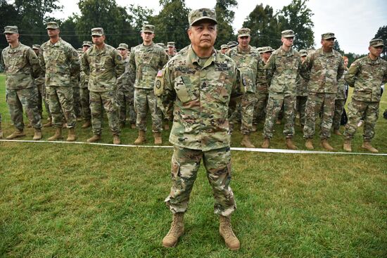 Открытие военных учений "Рэпид трайдент-2018" на Украине