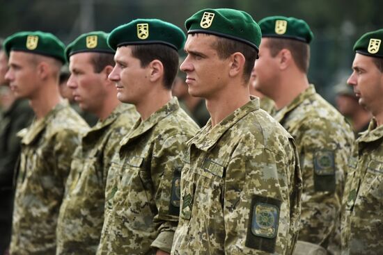 Открытие военных учений "Рэпид трайдент-2018" на Украине