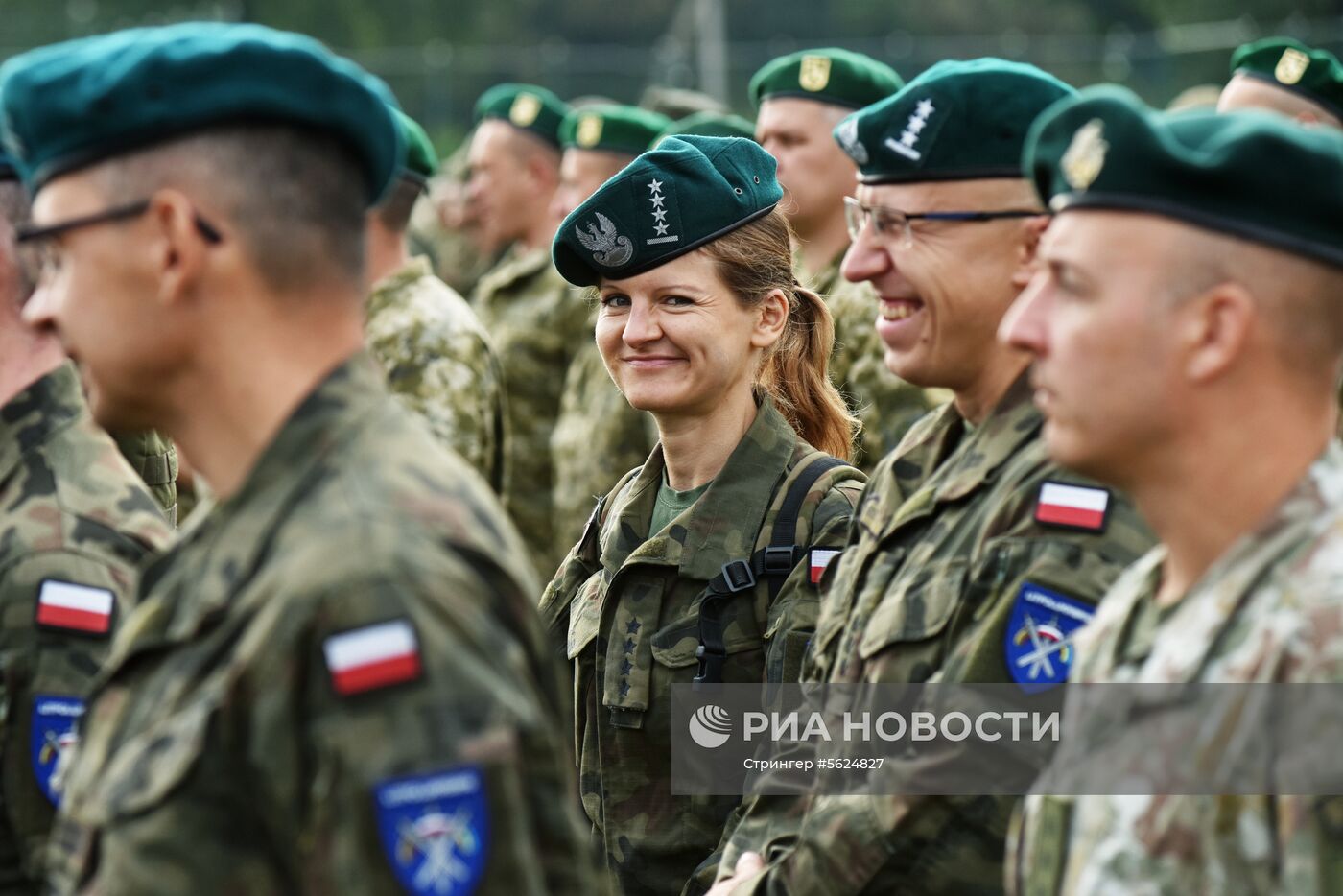 Открытие военных учений "Рэпид трайдент-2018" на Украине