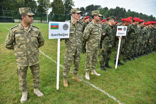 Открытие военных учений "Рэпид трайдент-2018" на Украине