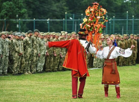 Открытие военных учений "Рэпид трайдент-2018" на Украине