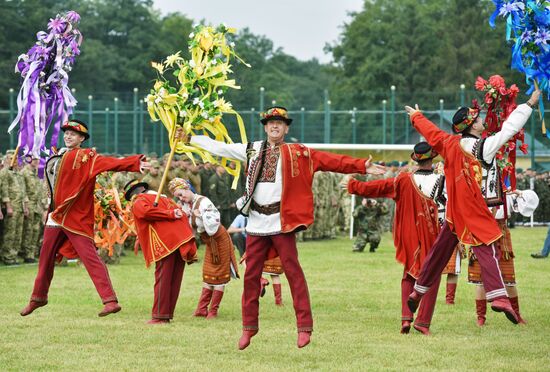 Открытие военных учений "Рэпид трайдент-2018" на Украине