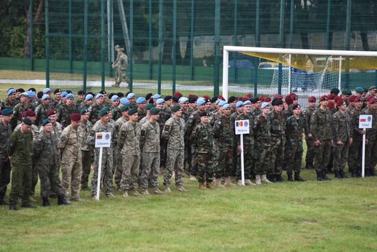 Открытие военных учений "Рэпид трайдент-2018" на Украине