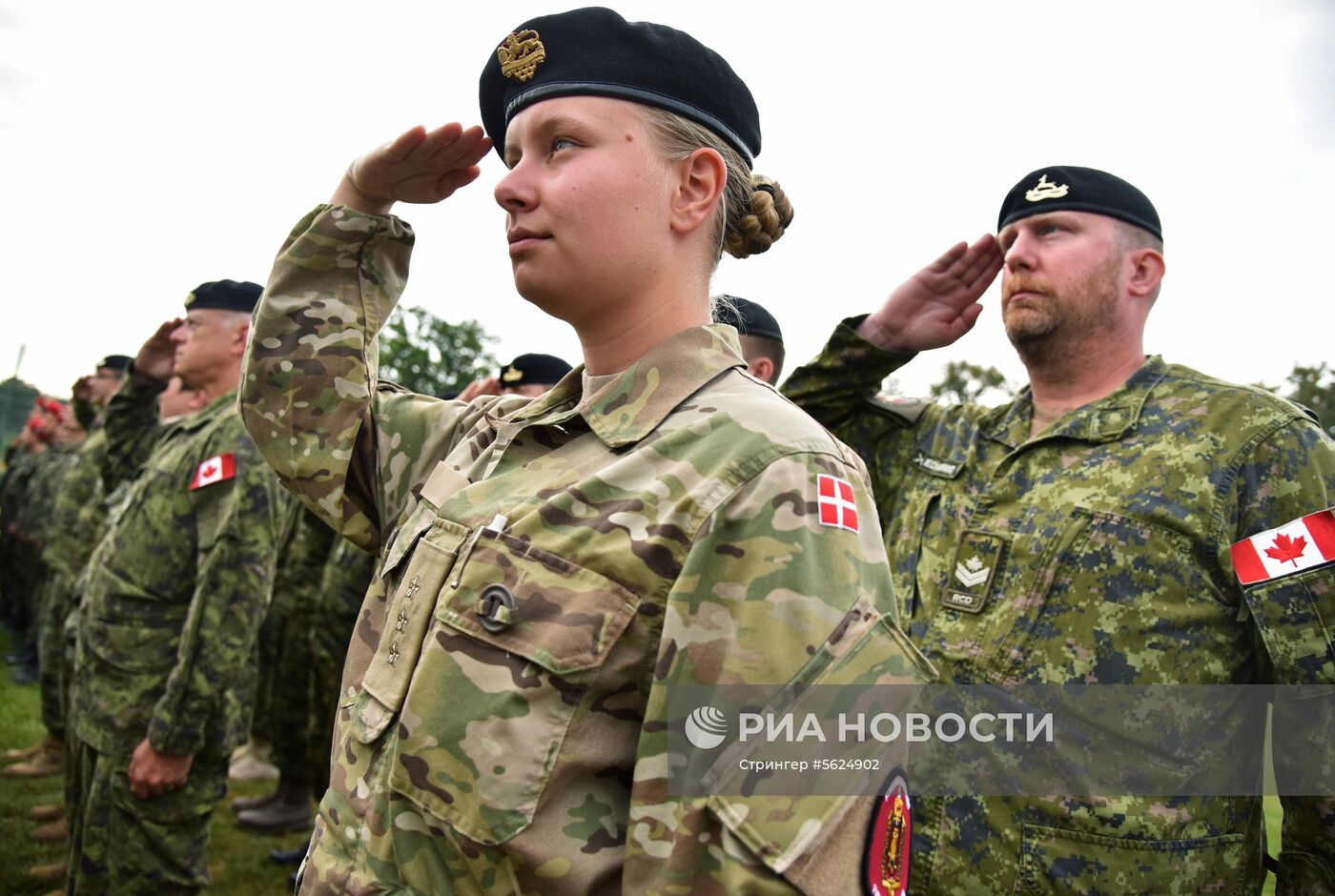 Открытие военных учений "Рэпид трайдент-2018" на Украине