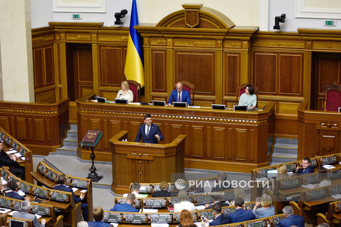 Заседание Верховной рады Украины