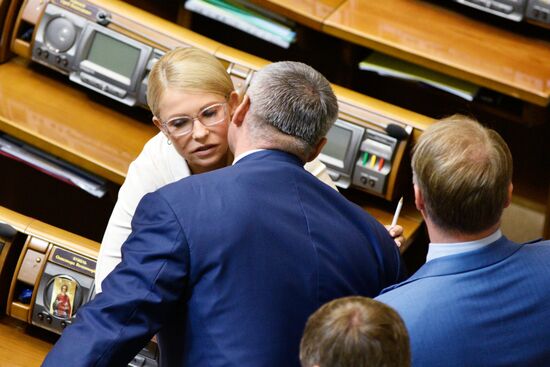 Заседание Верховной рады Украины