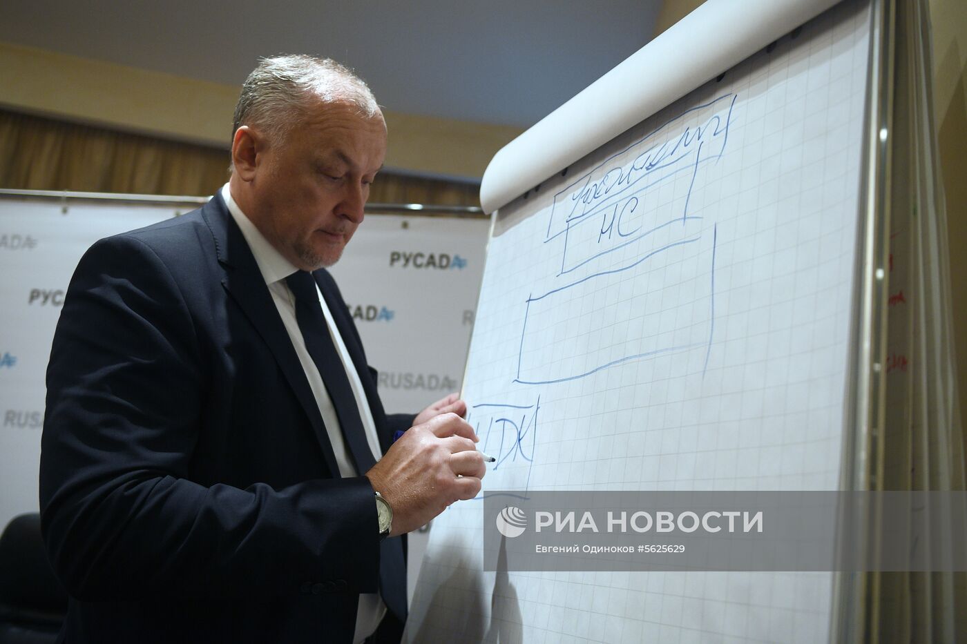 Пресс-конференция гендиректора РУСАДА Ю. Гануса