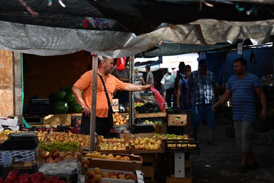 Овощной рынок в Севастополе