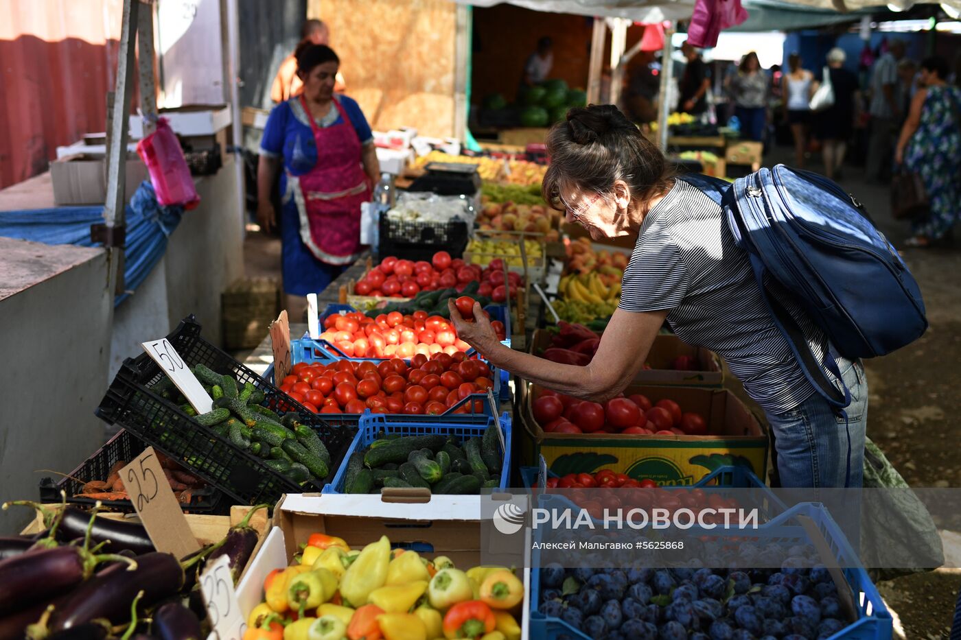 Овощной рынок в Севастополе