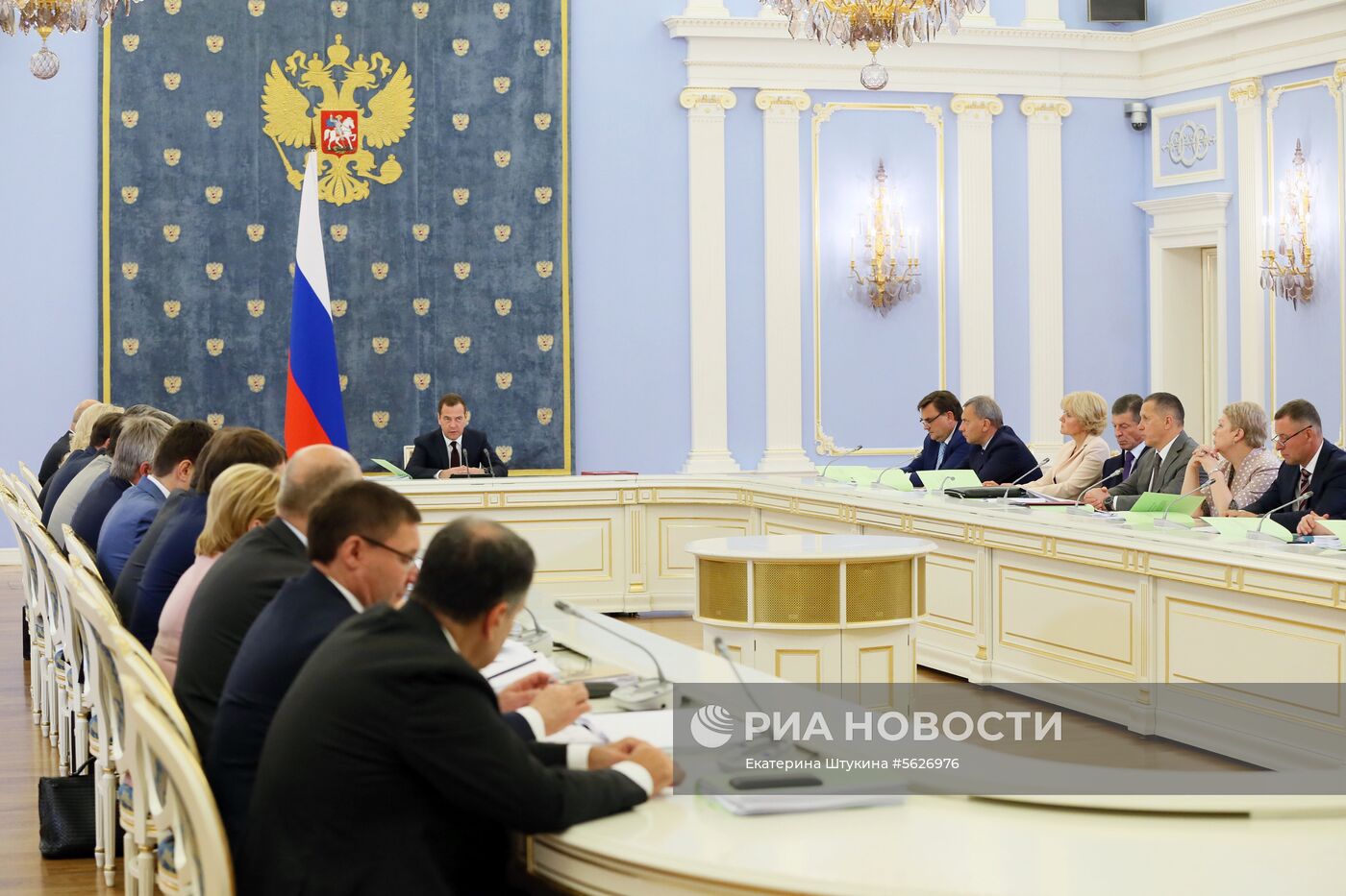Премьер-министр РФ Д. Медведев провел заседание правкомиссии по бюджетным проектировкам
