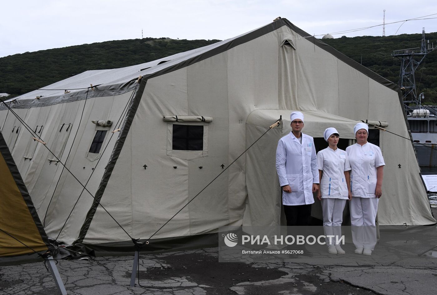 Учения военных медиков во Владивостоке