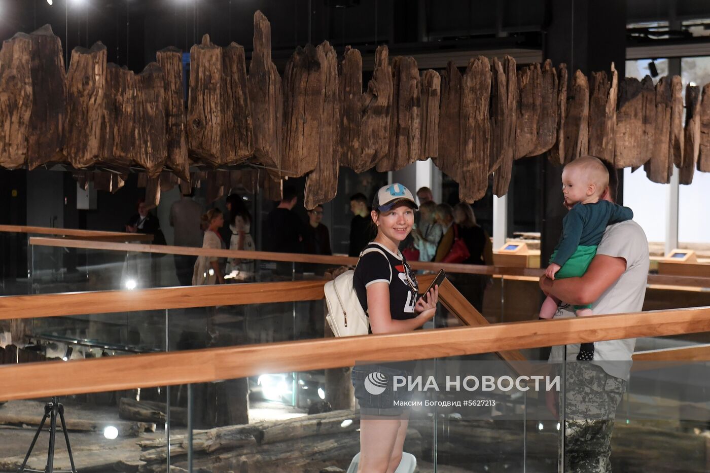 Открытие музея археологического дерева в Свияжске
