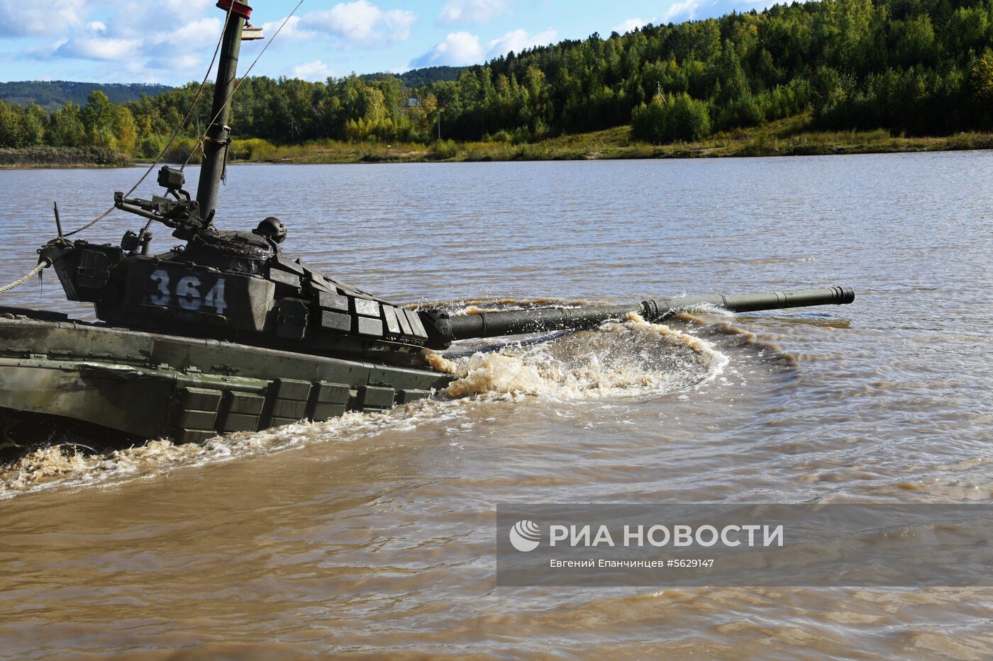 Учения танковых войск Восточного военного округа